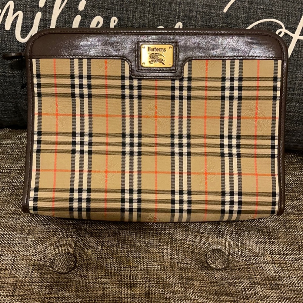 Authentic Burberry clutch